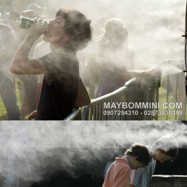 phun suong lam mat giai nhiet giam bui