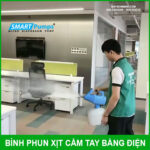 phun xit khu khuan van phong gia dinh may cam tay