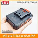 pin 21v 2000mah 5 cell