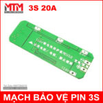 pin BMS ao ve pin 3s 18650