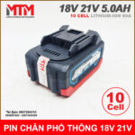 pin chan pho thong M21 Hukan Makita18V 21V 10cell 5Ah chin hang