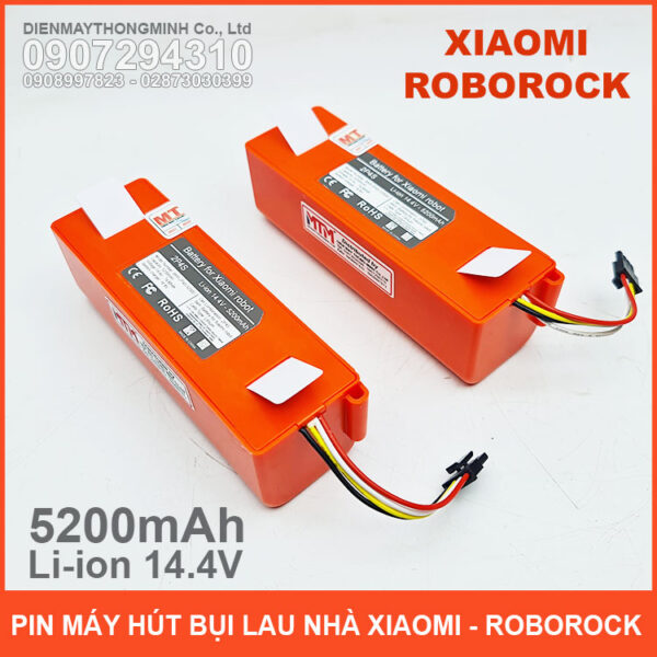 pin cho may hut bui robot xiaomini chinh hang