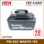 pin may khoan makita 18v 10cell 5000mah