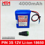 pin sac lithium Li ion 12v 4000mah 5A