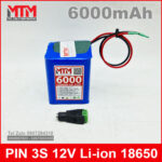 pin sac lithium Li ion 12v 6000mah 5A
