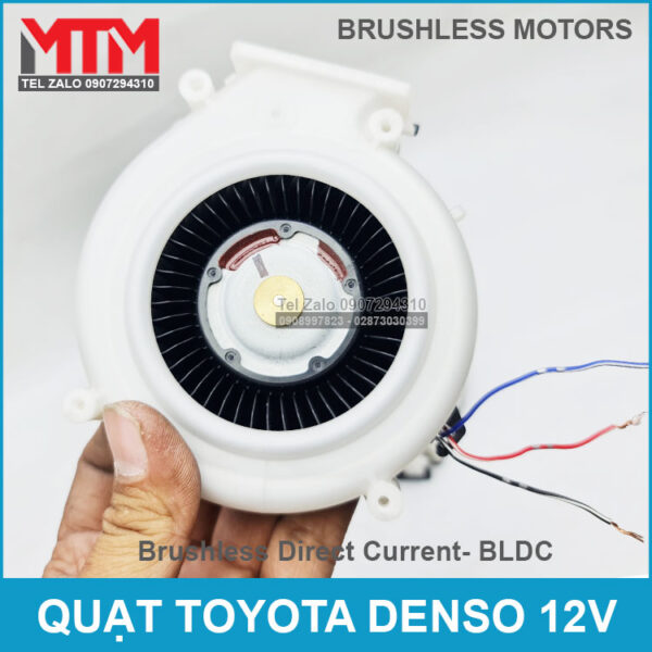 quat 12v khong choi than BLDC