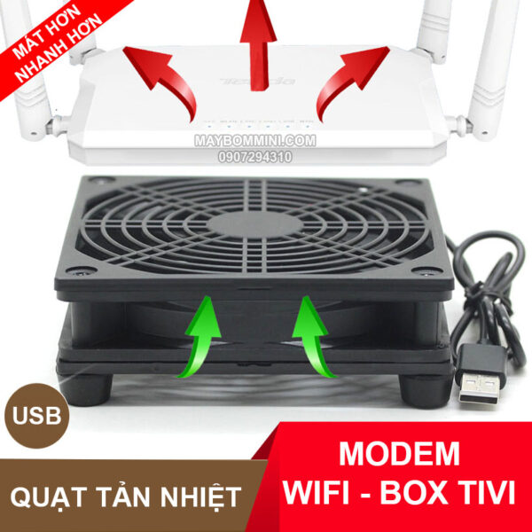 quat tan nhiet modem wifi