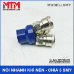 quick plug connector SMY air pump air compressor connector SMV round three way connector