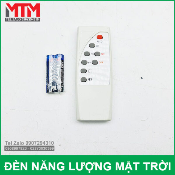 remote dieu khien tu xa den nang luong mat troi