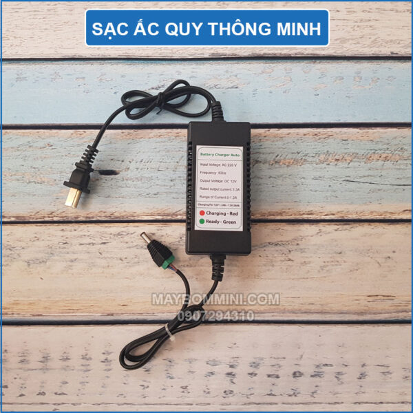 sac ac quy 12v thong minh tu dong