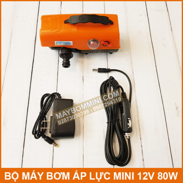 sac may bom mini va day nguon oto