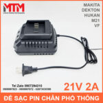 sac pin VF 21V 2A tu dong