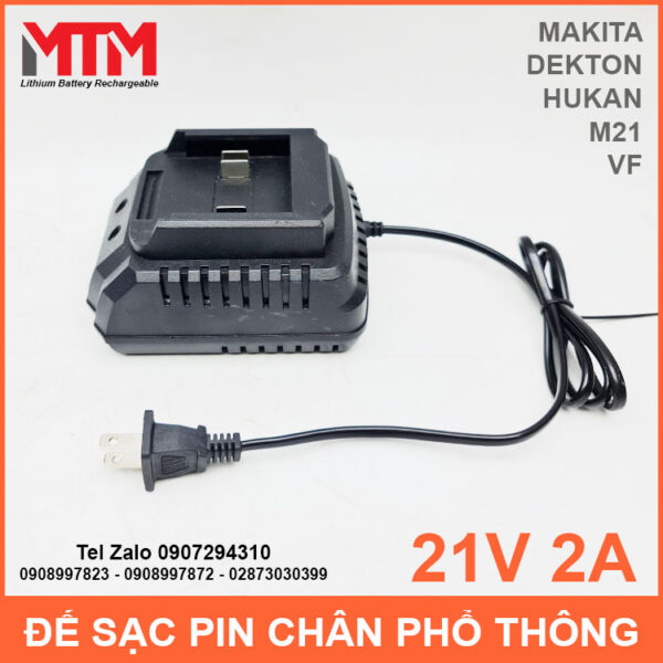sac pin VF 21V 2A tu dong