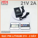 sac pin li ion 21v tu dong chinh hang