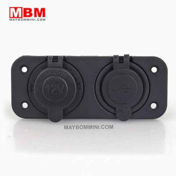 sac usb va nguon dien oto xe may 12v