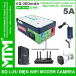 so do ket noi bo nguon du phong wifi modem camera UPS 12V 5A 60000mah led bao vont