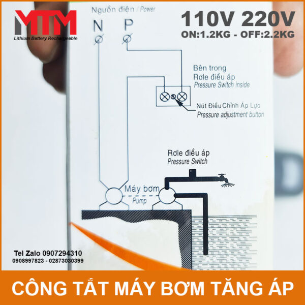 so do lap ro le congtat ap luc may bom tang ap tu dong