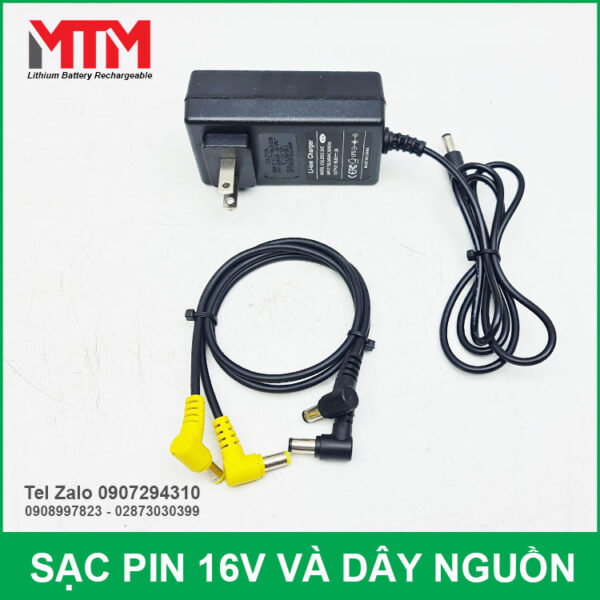 ssac pin 16v va day nguon dc
