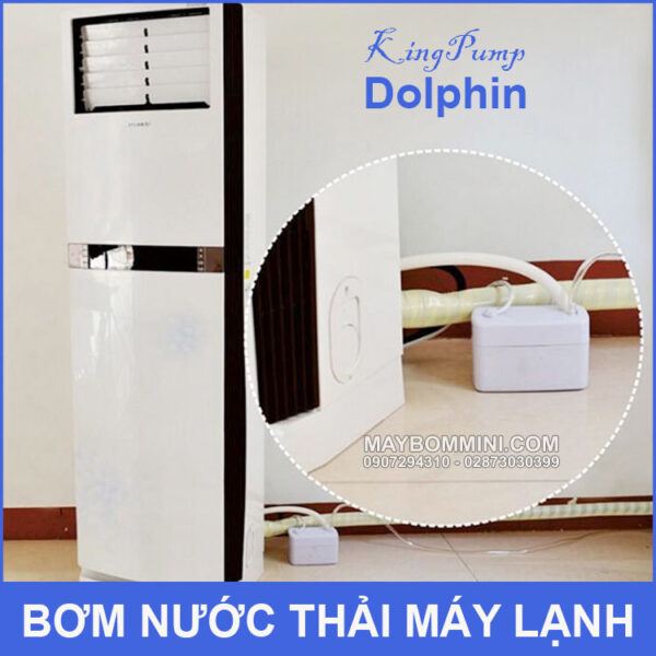 su dung bom nuoc thai may lanh Dolphin