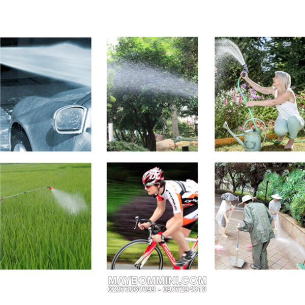 su dung may bom ap luc mino 12v