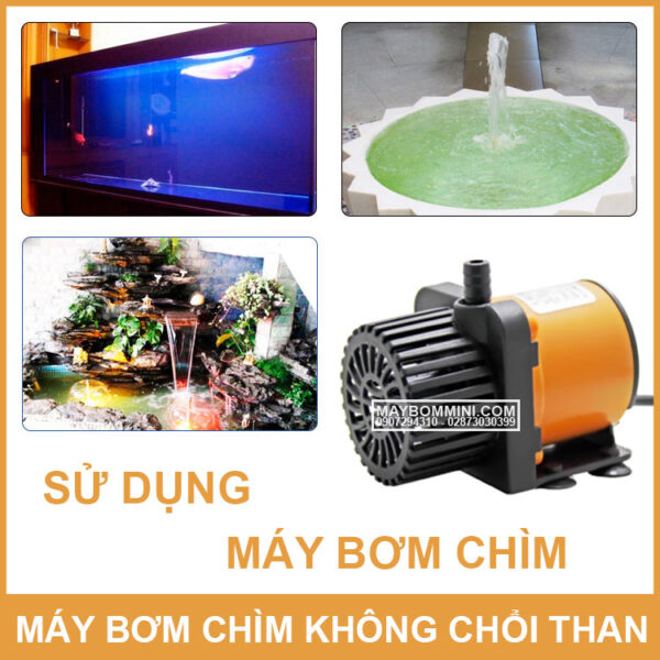 su dung may bom chim 12v khong choi than
