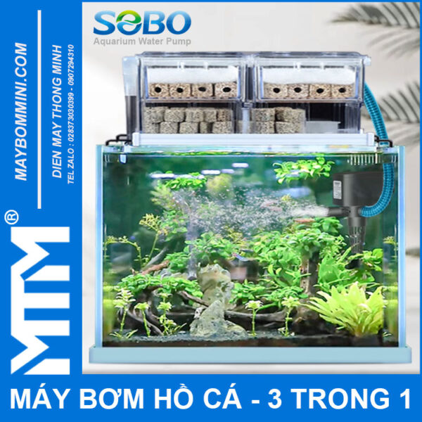 su dung may bom chim oxy ho ca 220V Sobo da nang 3 trong 1