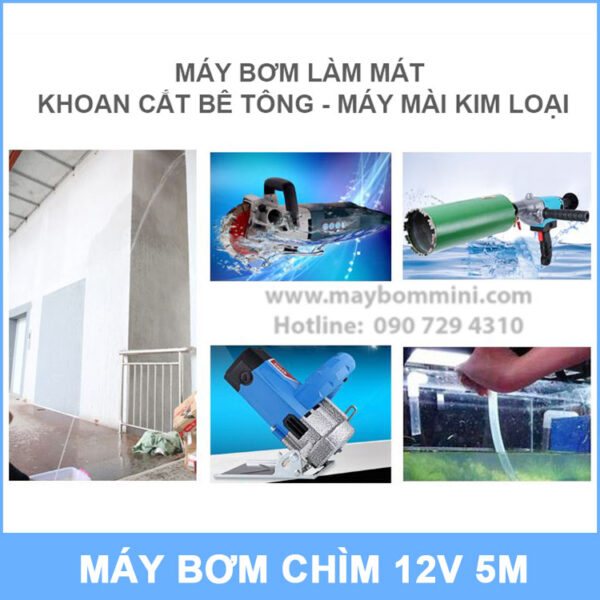 su dung may bom nuoc chim 12v