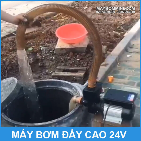 su dung may bom nuoc day cao luu luong lon