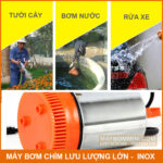 su dung may bom tuoi cay bom nuoc rua xe