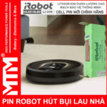 su dung pin robot hut bui lau nha irobot roomba
