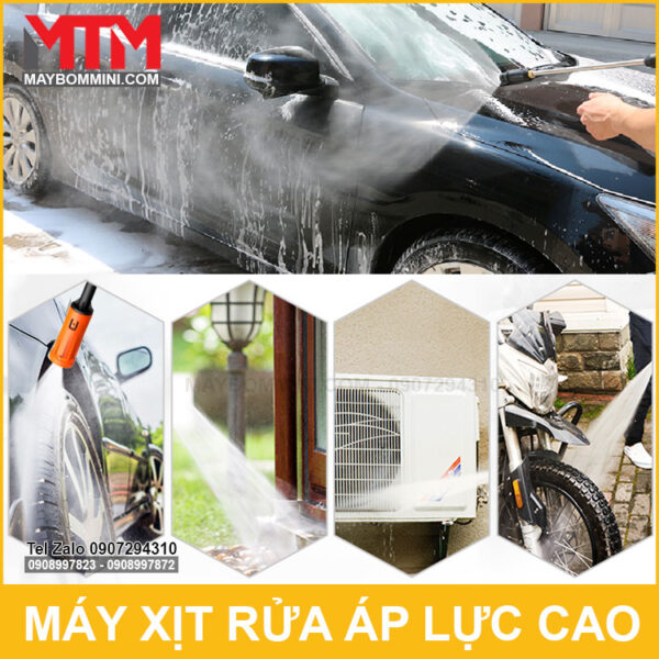 su dung ung dung may xit rua ap luc cao