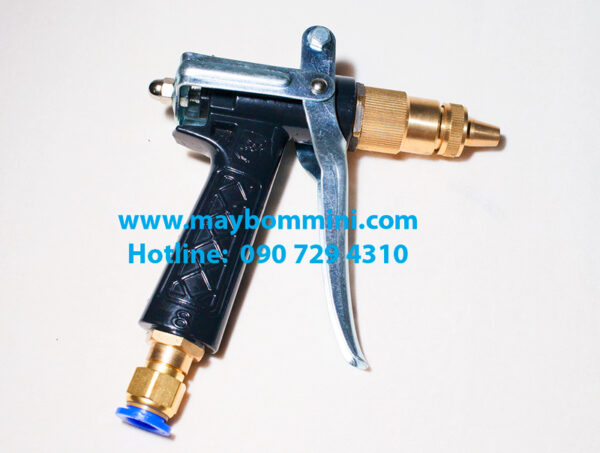 sung ap luc rua xe bang bom nuoc mini