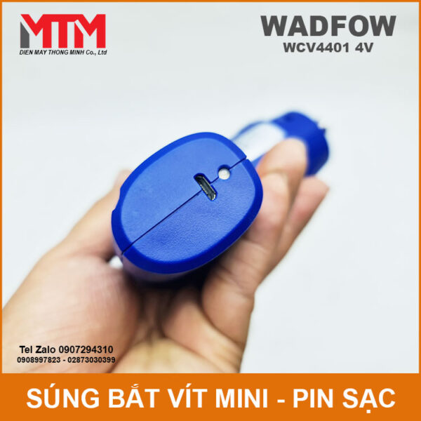sung ban vit mini Wadfow 4V cong sac pin