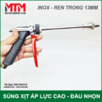 sung voi phun ap luc cao QM inox dau nhon