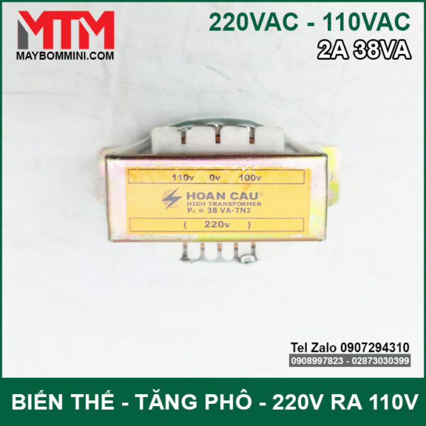 tang pho 220v ra 110v 2A gia re