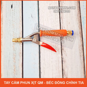 Tay cầm phun xịt QM - béc đồng chỉnh tia