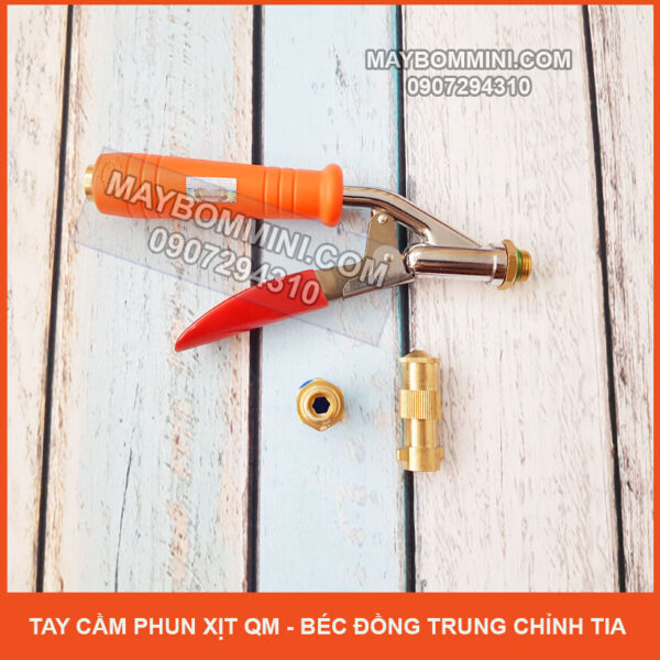 tay cam phun xit QM bec dong chinhh tia gia re