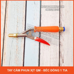 Tay cầm phun xịt QM - béc đồng 1 tia