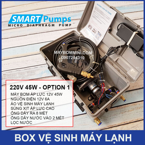 thong so bo xit rua may lanh dieu hoa gia dinh 45W option 1