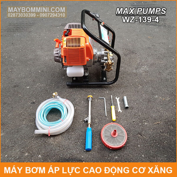 tron bo may rua xe phun thuoc sau dong co xang