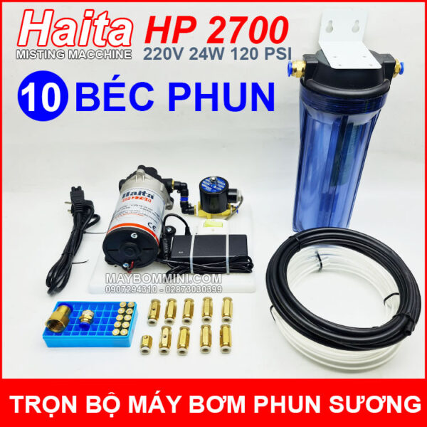 tron bo phun suong 10 bec Haita