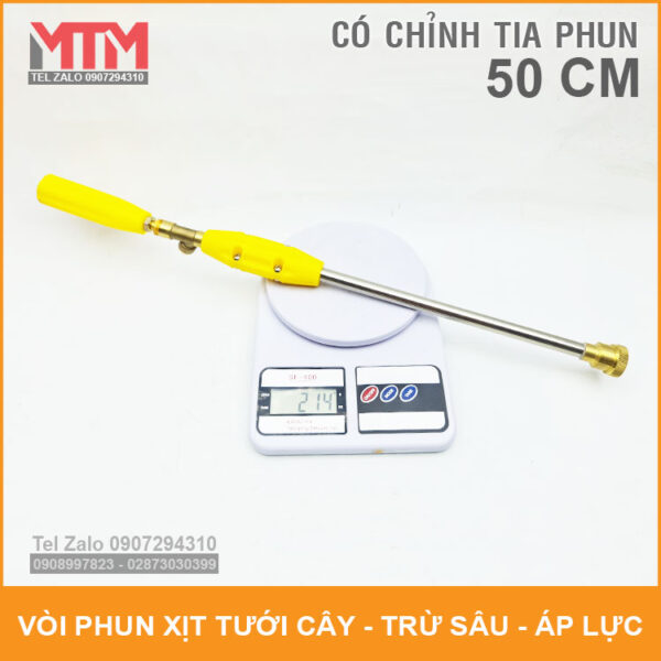 trong luong voi phun xit tuoi cay rua xe