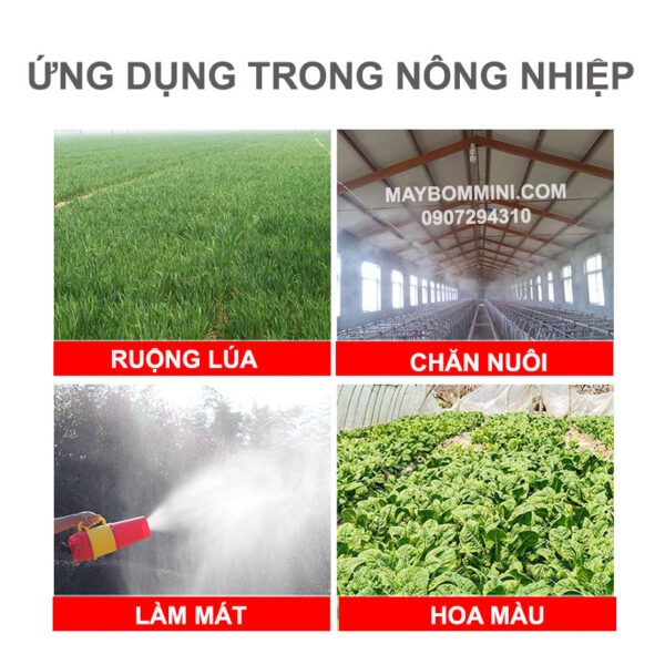 ung dung phun thuoc sau trong nong nghiep