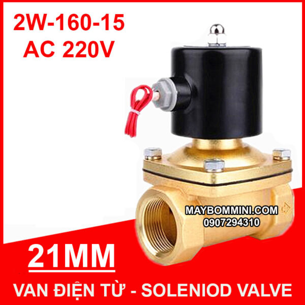 van dien tu phi 21mm 220v 2w 160 15