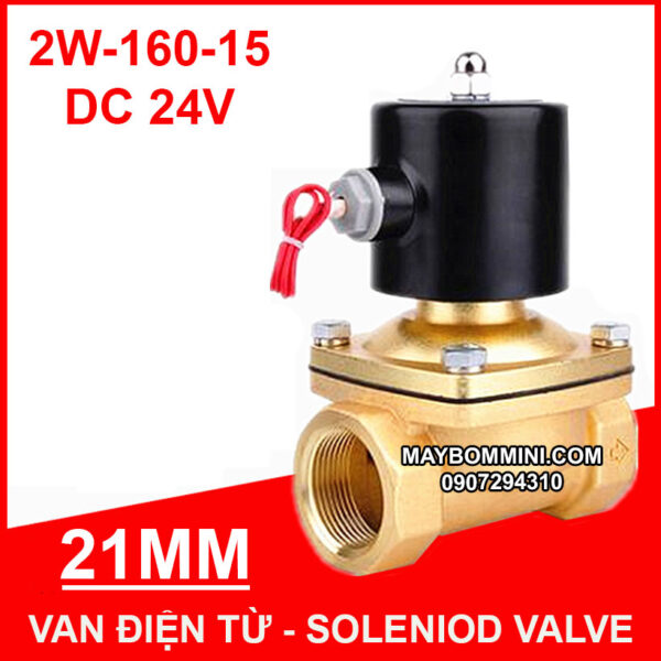 van dien tu phi 21mm 24v 2w 160 15