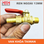 van nuoc dong thao 13mm