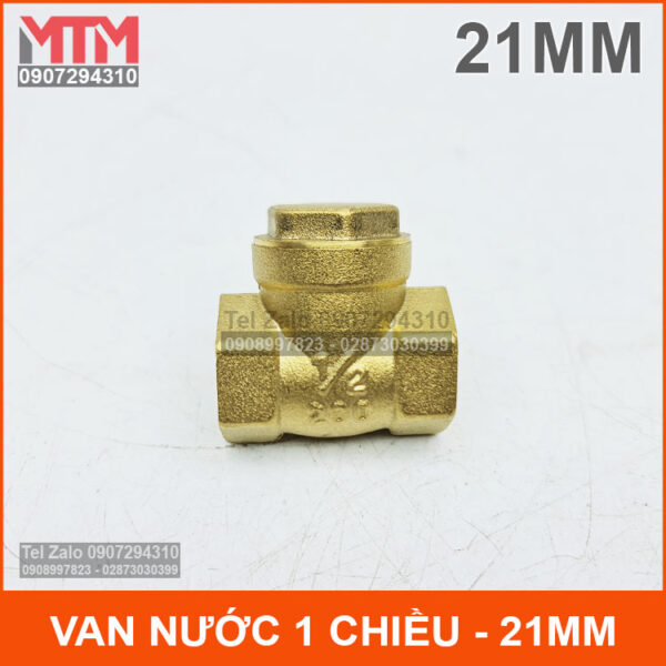 van nuoc mot chieu 21mm