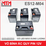 vo binh ac quy pin 12v ES12 M04 chinh hang