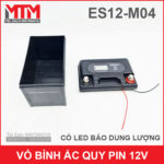 vo nhua binh ac quy pin 12v
