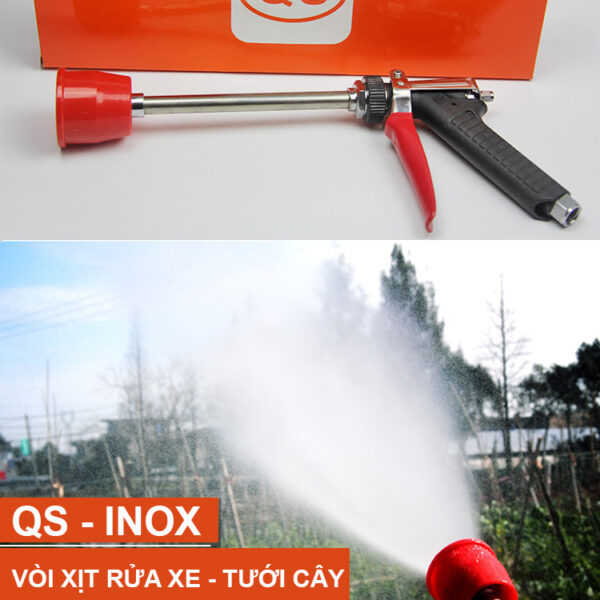 voi rua xe phun thuoc cao cap inox